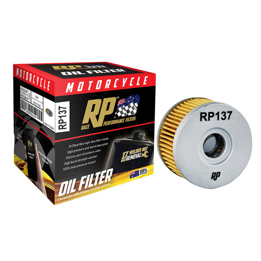 Race Performance Motorcycle Oil Filter RP137 KN-137