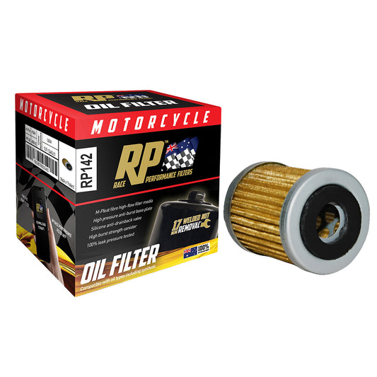 Race Performance Motorcycle Oil Filter RP142 KN-142