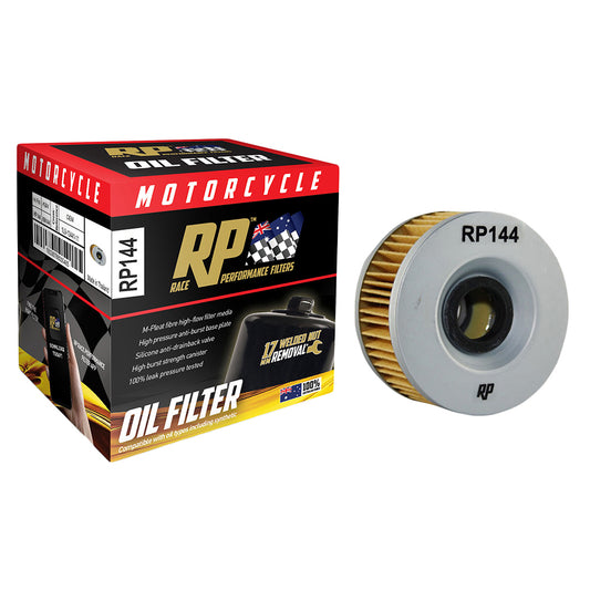 Race Performance Motorcycle Oil Filter RP144 KN-144