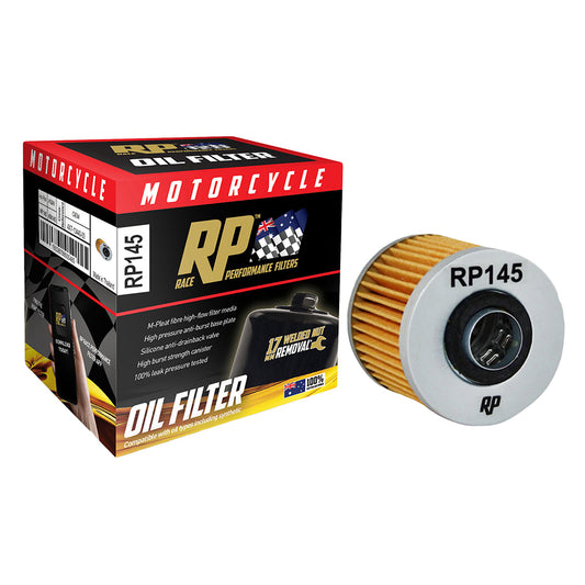 Race Performance Motorcycle Oil Filter RP145 KN-145