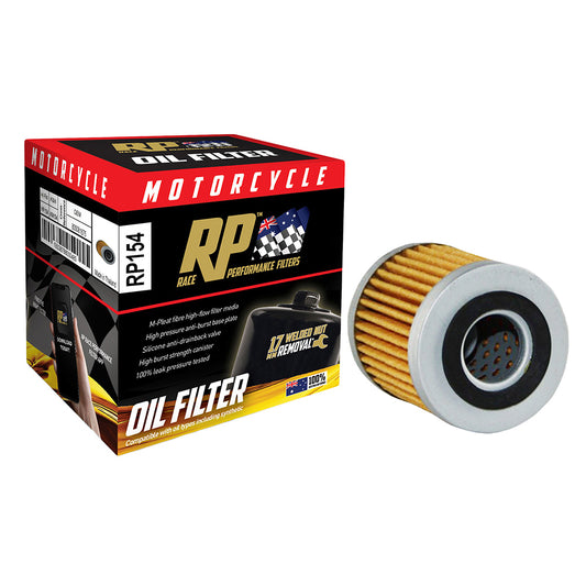 Race Performance Motorcycle Oil Filter RP154 KN-154