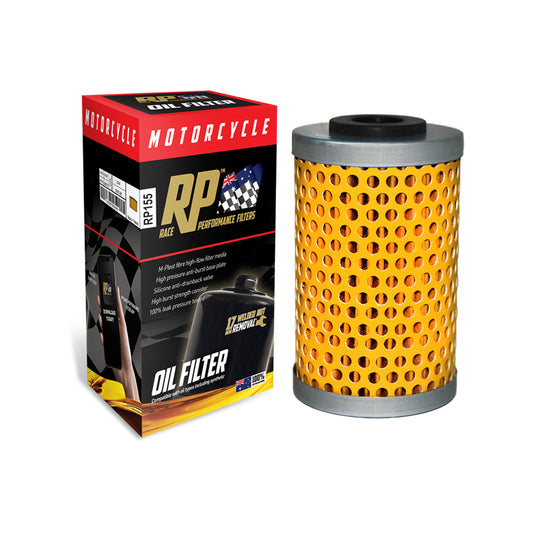 Race Performance Motorcycle Oil Filter RP155 KN-155