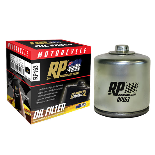 Race Performance Motorcycle Oil Filter RP163 KN-163