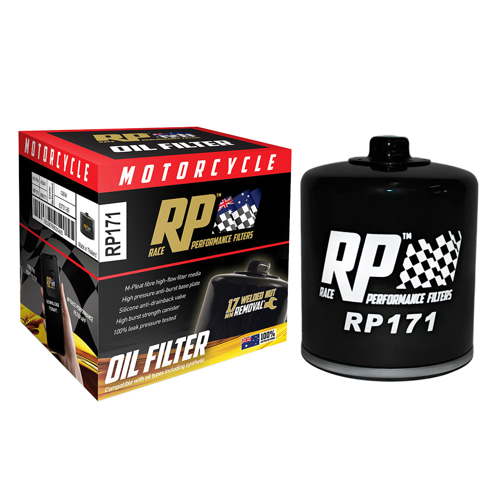 Race Performance Motorcycle Oil Filter RP171 KN-171