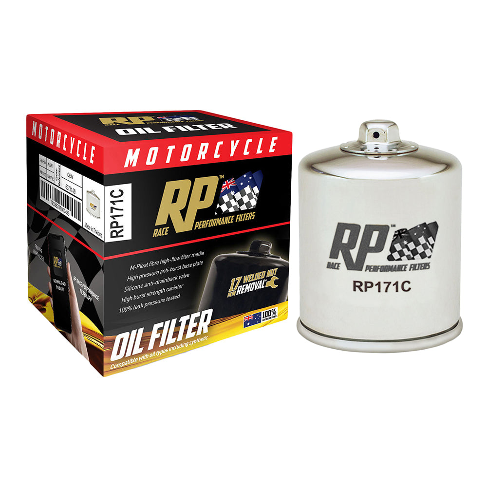 Race Performance Motorcycle Oil Filter RP171C KN-171C