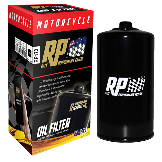 Race Performance Motorcycle Oil Filter RP173 KN-173