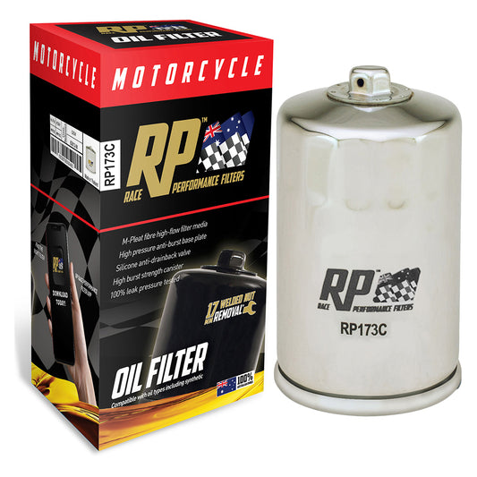 Race Performance Motorcycle Oil Filter RP173C KN-173C