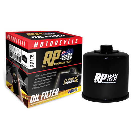 Race Performance Motorcycle Oil Filter RP176 KN-176