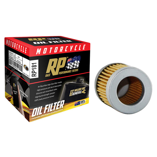 Race Performance Motorcycle Oil Filter RP181 KN-181