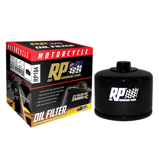 Race Performance Motorcycle Oil Filter RP184 KN-184