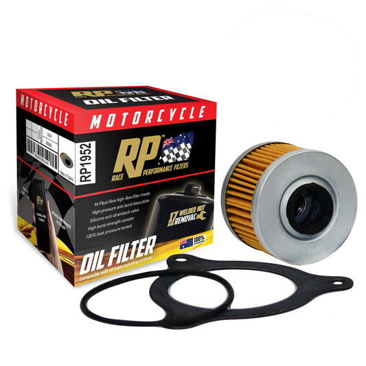 Race Performance Motorcycle Oil Filter RP1952 KN-1952