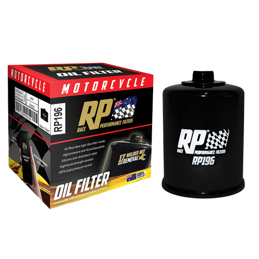 Race Performance Motorcycle Oil Filter RP196 KN-196