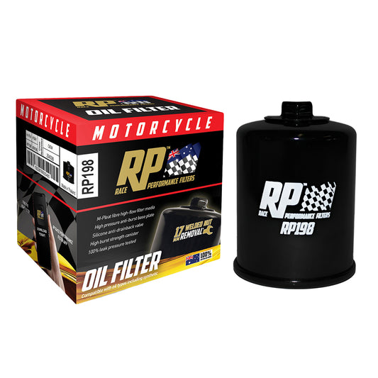 Race Performance Motorcycle Oil Filter RP198 KN-198