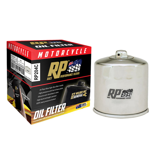 Race Performance Motorcycle Oil Filter RP204C KN-204C