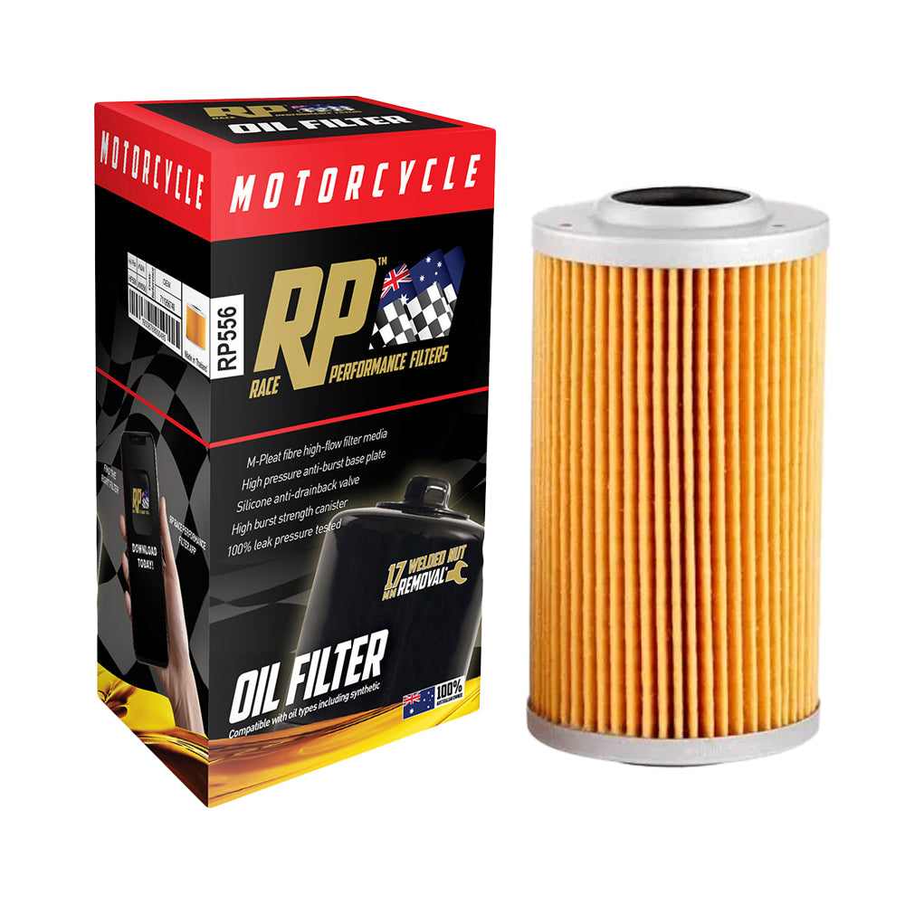 Race Performance Motorcycle Oil Filter RP556 KN-556