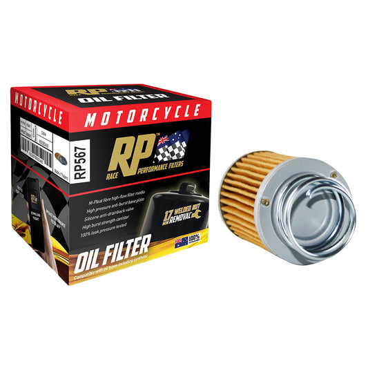 Race Performance Motorcycle Oil Filter RP567 KN-567