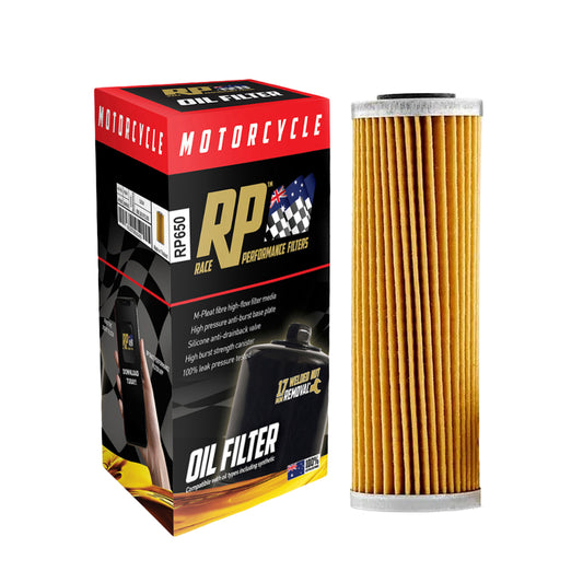 Race Performance Motorcycle Oil Filter RP650 KN-650