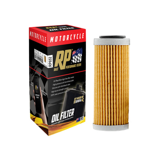 Race Performance Motorcycle Oil Filter RP652 KN-652