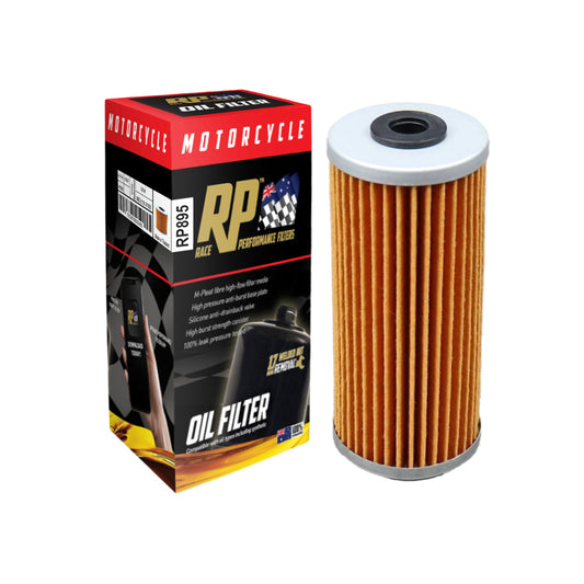 Race Performance Motorcycle Oil Filter RP895 KN-895