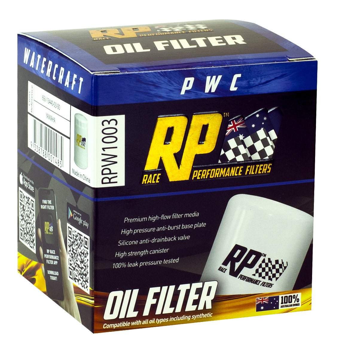 RP PWC Oil Filter RPW1003