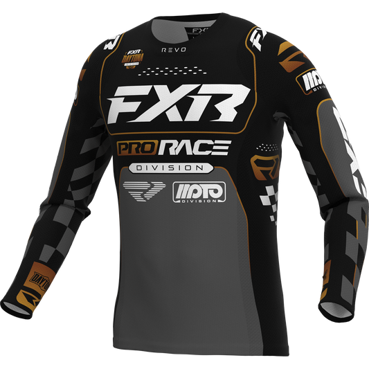 FXR 26.5 Revo Daytona Jersey - Black / Charcoal