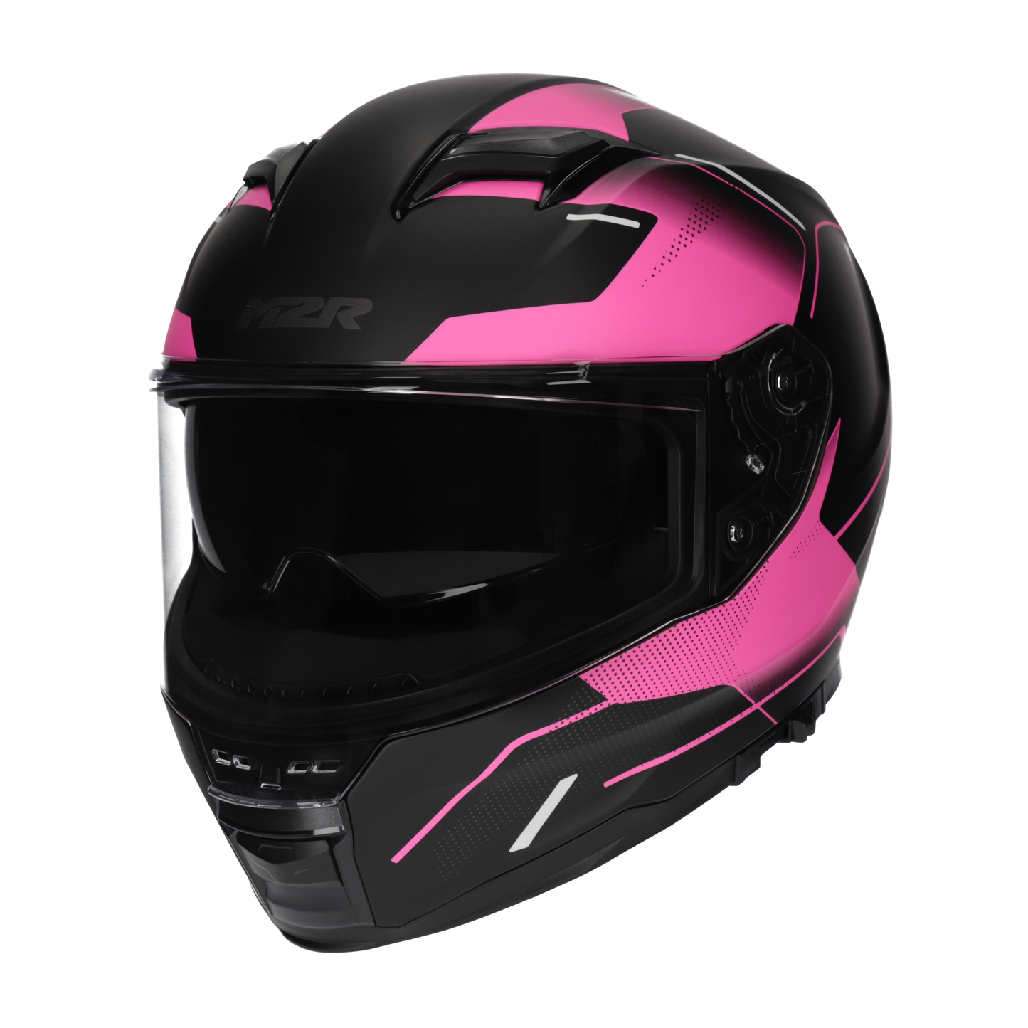 M2R Sabre Inception PC-7F Helmet - Black / Pink