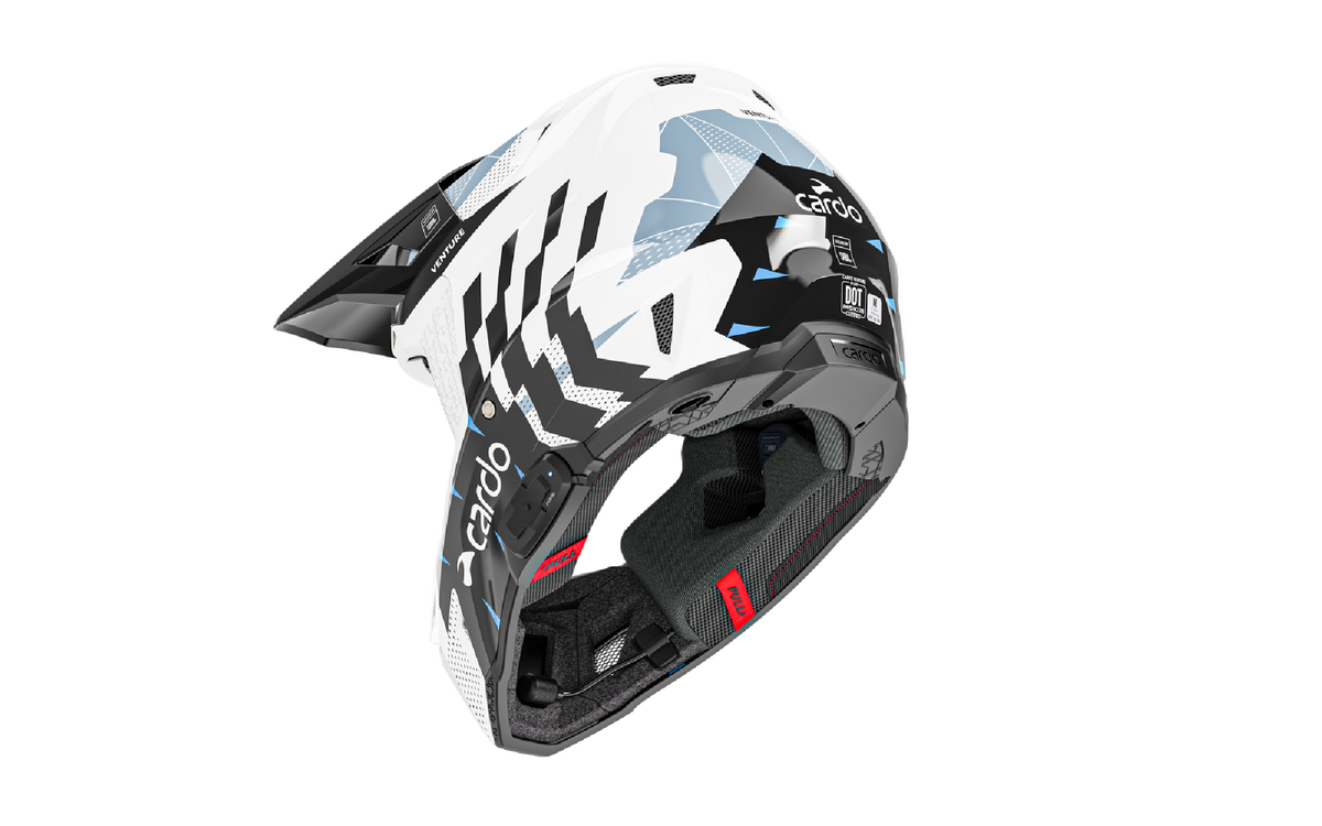Cardo Venture MX Helmet (UCS/DMC) - White / Black