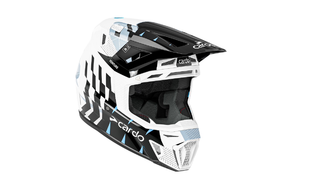 Cardo Venture MX Helmet (UCS/DMC) - White / Black