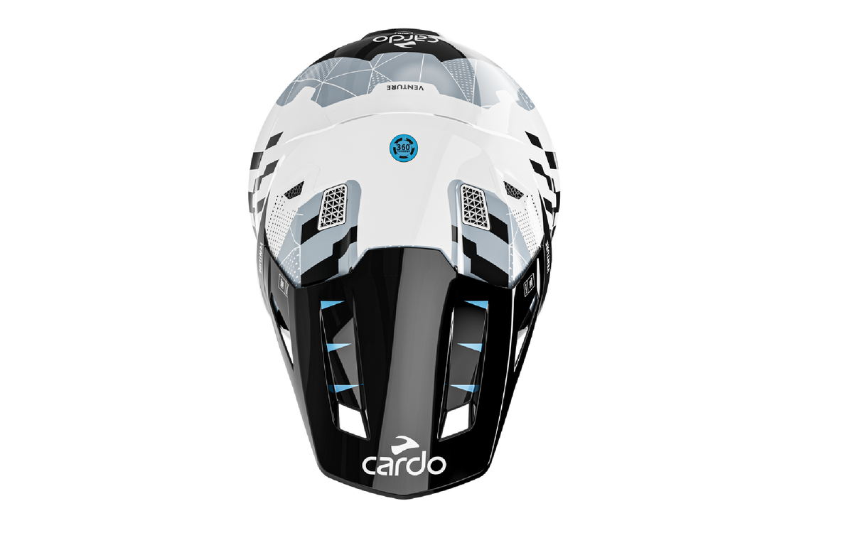 Cardo Venture MX Helmet (UCS/DMC) - White / Black