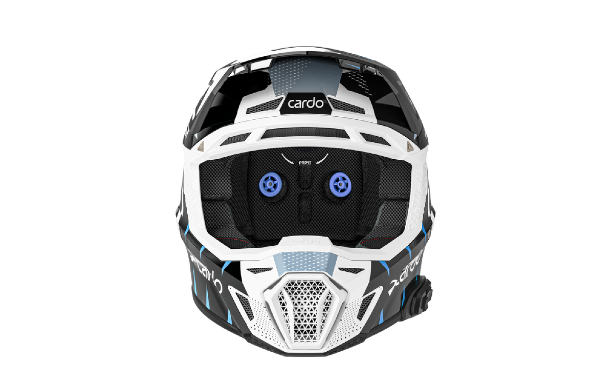 Cardo Venture MX Helmet (UCS/DMC) - White / Black