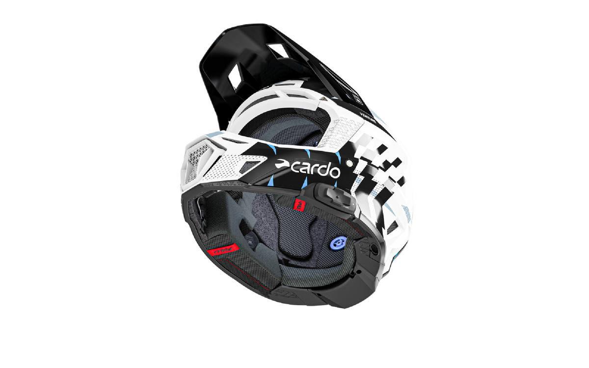 Cardo Venture MX Helmet (UCS/DMC) - White / Black