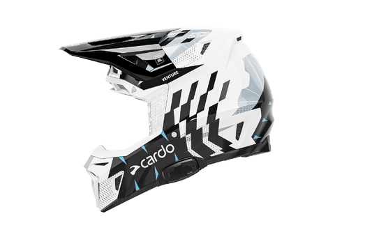 Cardo Venture MX Helmet (UCS/DMC) - White / Black