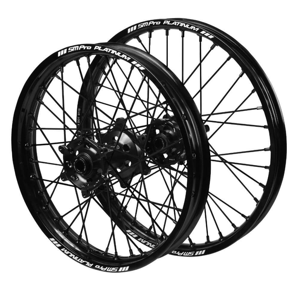 SM Pro Hub / SM Pro Platinum Rim Wheelset (21*1.6 / 19*2.15) - Black