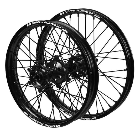 SM Pro Hub / SM Pro Platinum Rim Wheelset (21*1.6 / 19*2.15) - Black