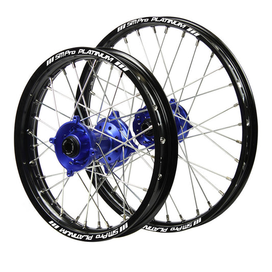 SM Pro Hubs / SM Pro Platinum Junior Rims Wheelset (17*1.40 / 14*1.60 OE) - Blue / Black