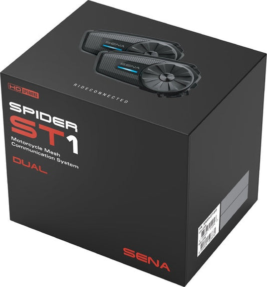 Sena Spider ST1 Mesh Bluetooth Headset - Dual Pack