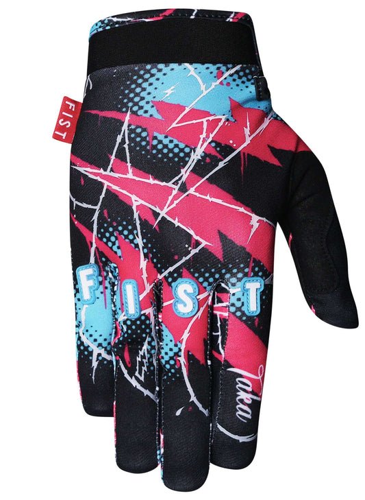 Fist Strike Gloves - Pink Blue