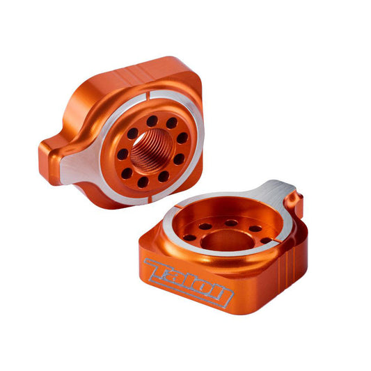 Talon Gas Gas Axle Blocks - Orange (TAB0001OR)