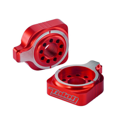 Talon Gas Gas Axle Blocks - Red (TAB0001RD)