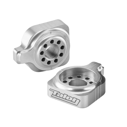 Talon Gas Gas Axle Blocks - Silver (TAB0001UF)