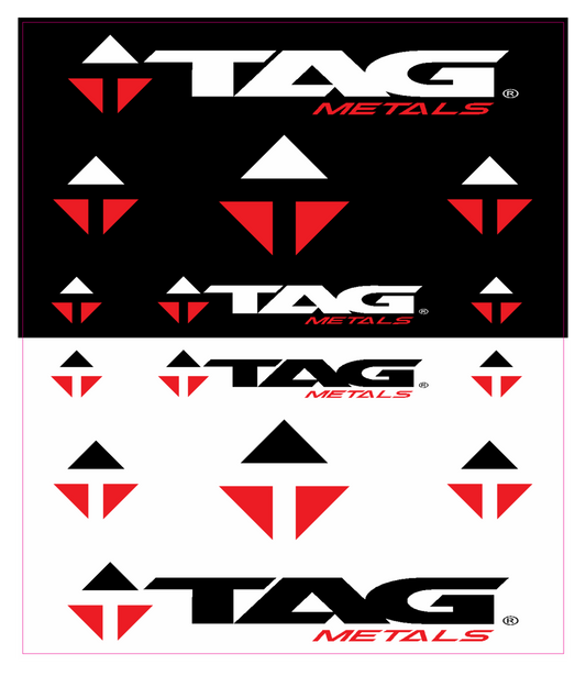TAG Metals Team Trailer Sticker - Black