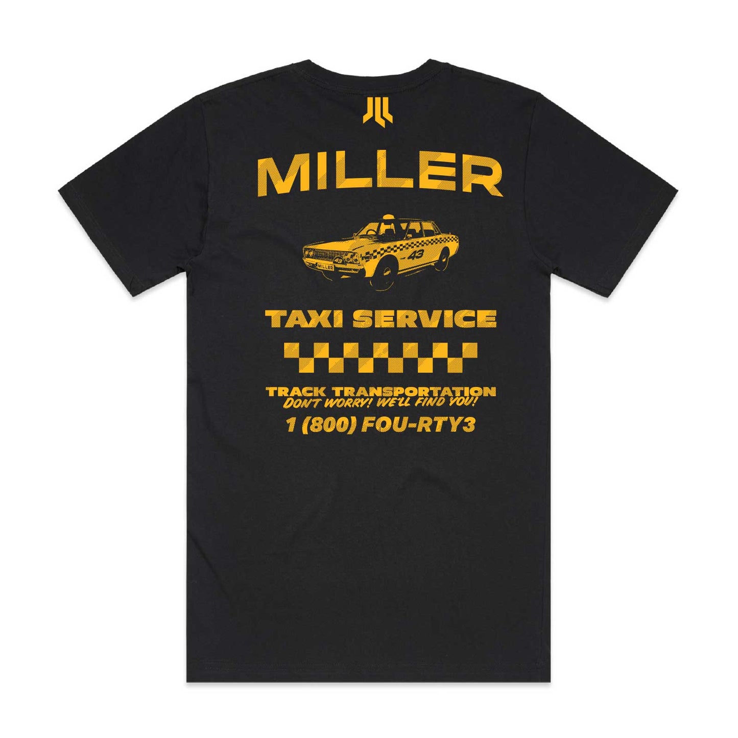 Jack Miller 43 Taxi Service Tee - Black