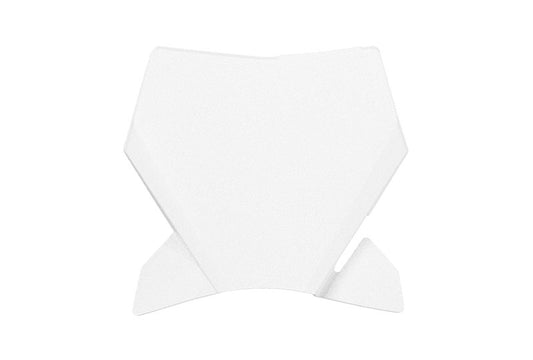 Rtech Front Number Plate - White