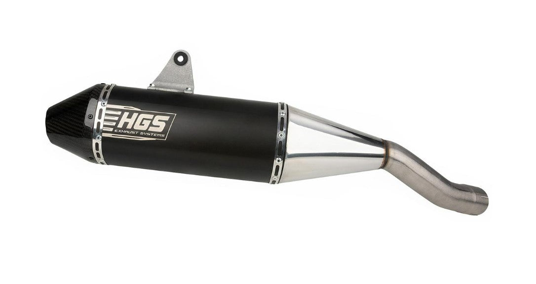 HGS 4 Stroke Black Carbon Silencer - Slip-On