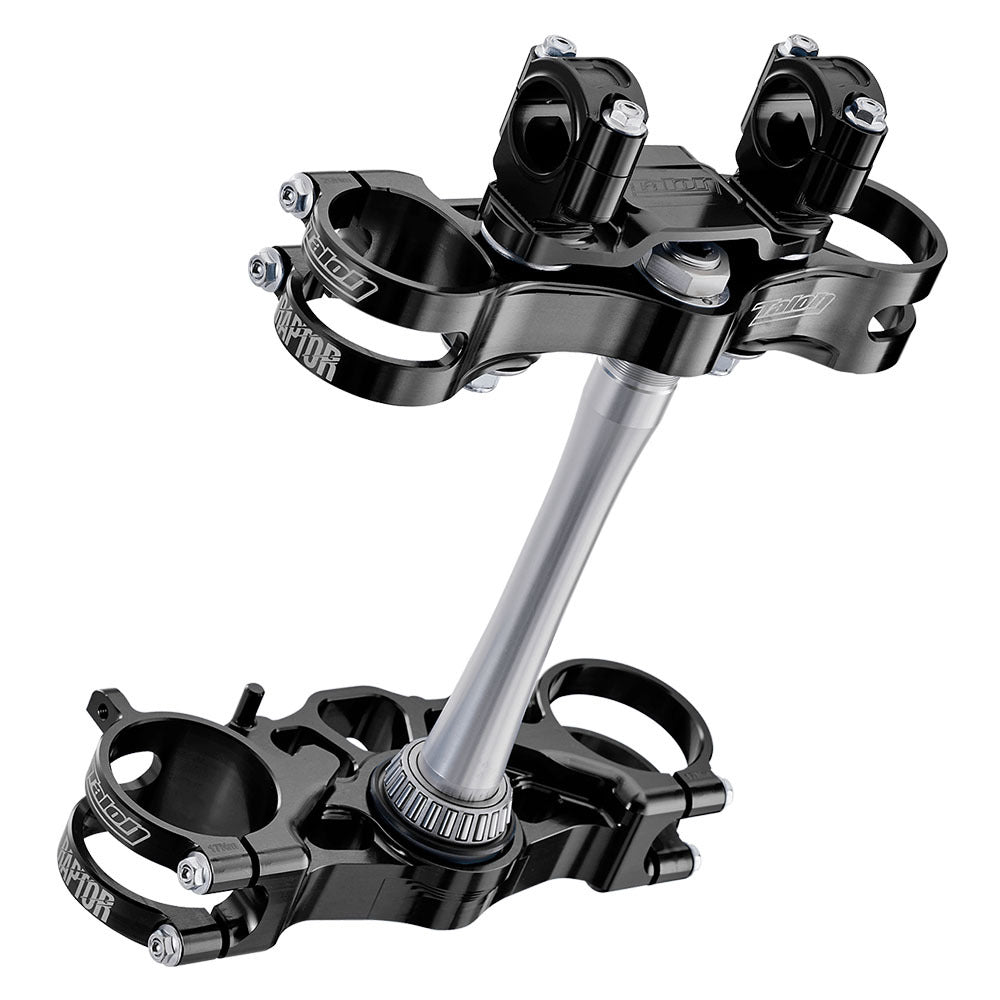 Talon Junior Adjustable Triple Clamp - Black