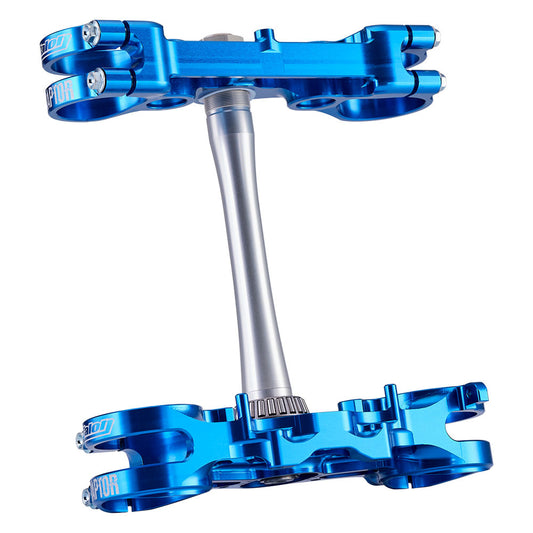 Talon Raptor Adjustable Triple Clamp - Blue