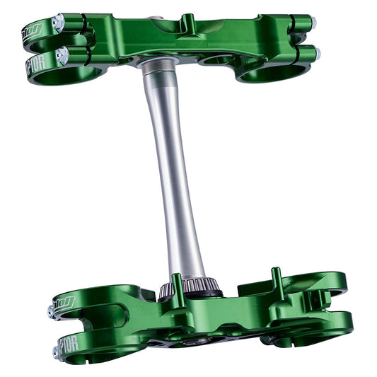 Talon Raptor Adjustable Triple Clamp - Green