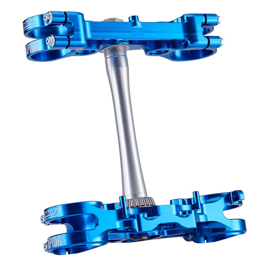 Talon Raptor Adjustable Triple Clamp - Blue