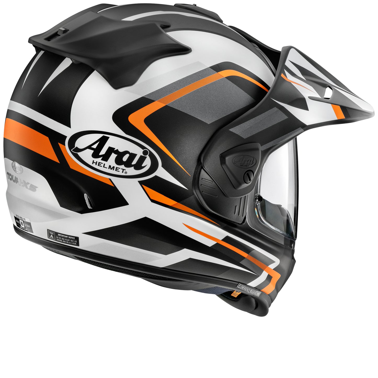 Arai Tour-X5 Discovery Helmet - Black / Orange