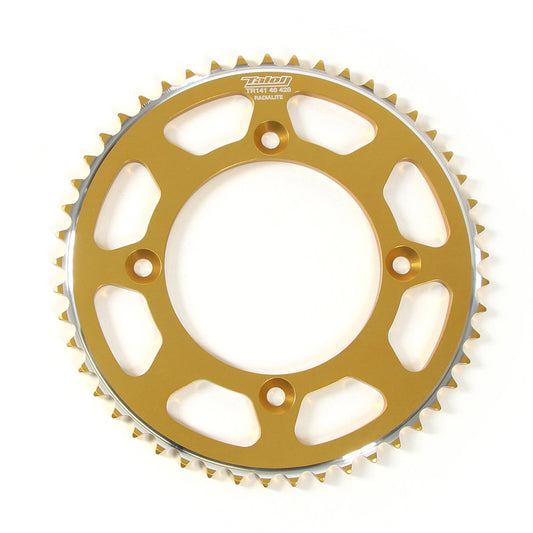 Talon Radialite Alloy Sprocket - Gold (48T)